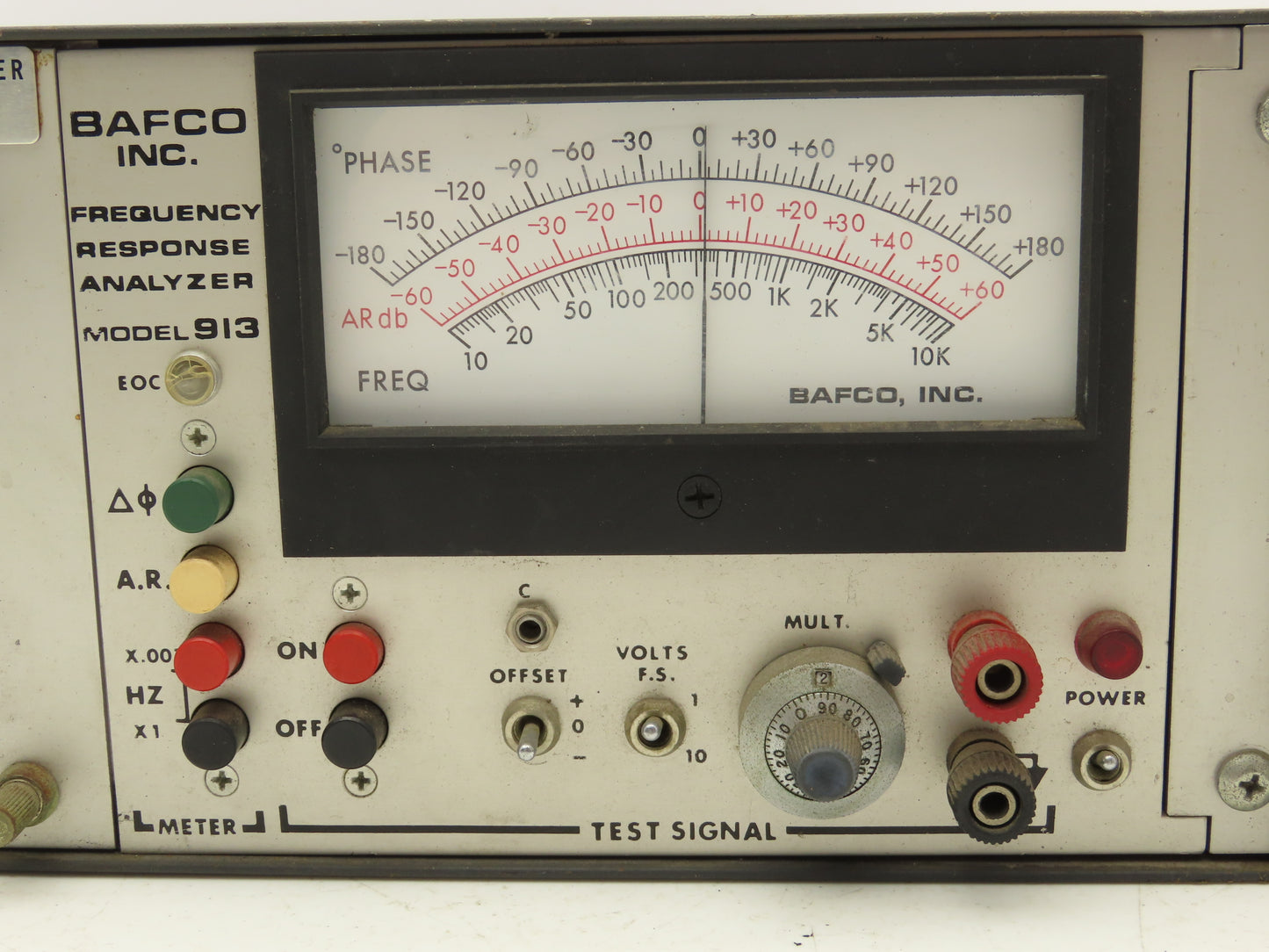 Bafco 913 Frequency Response Analyzer Vintage Analog