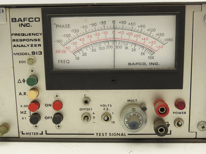 Bafco 913 Frequency Response Analyzer Vintage Analog
