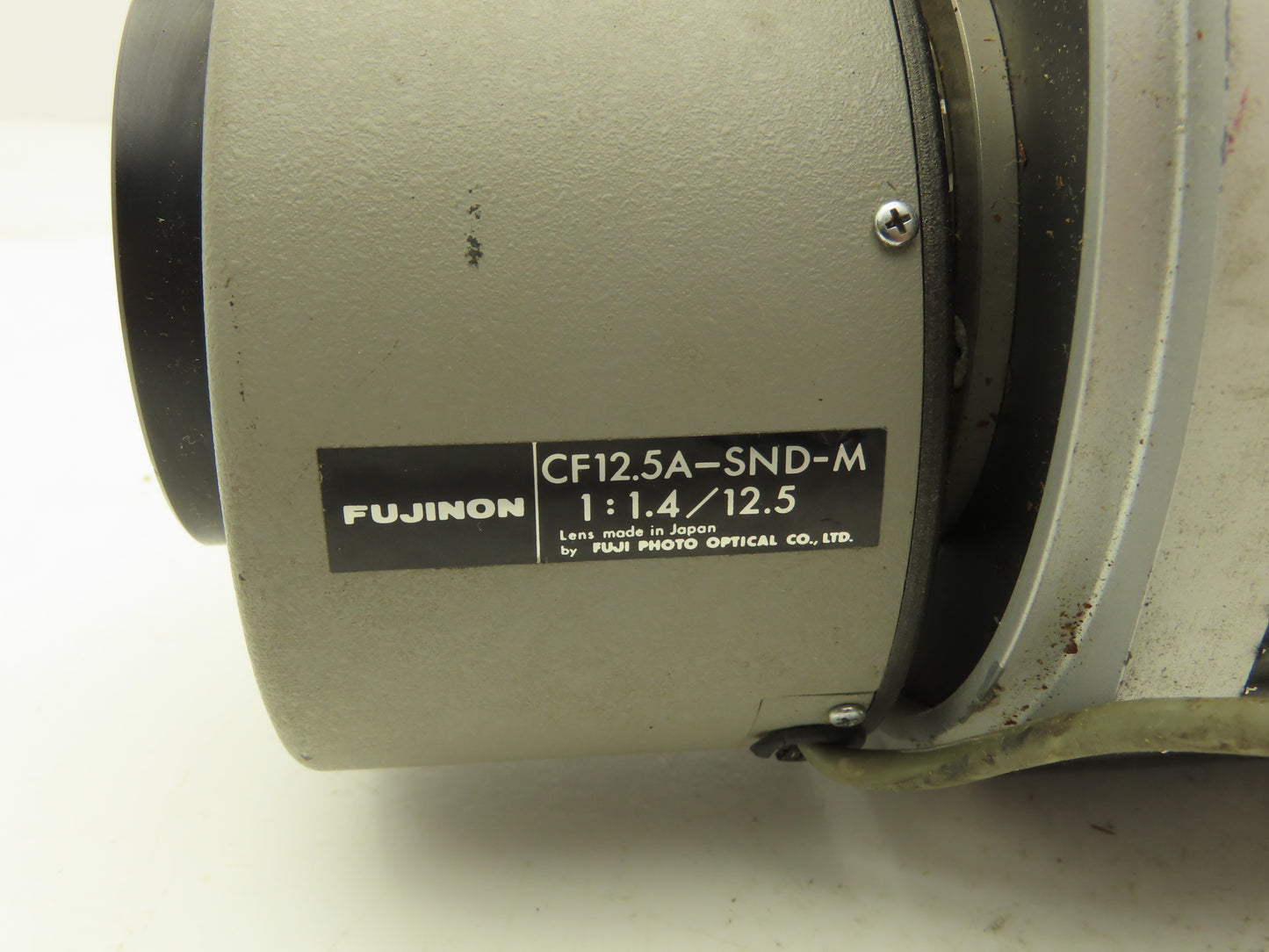 Motorola Mocam Vintage Surveillance Camera with Fujinon Lens CF12.5A-SND-M
