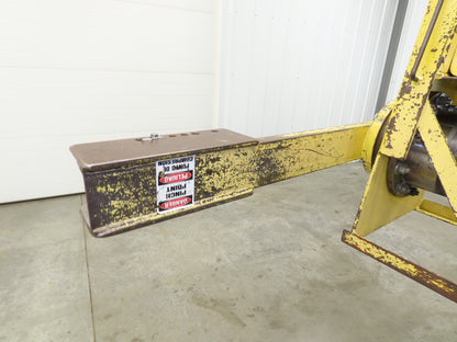 Hoosier Crane Frame Chassis Rotator RV Trailer Hydraulic 230/480V 3Ph 2000lbs