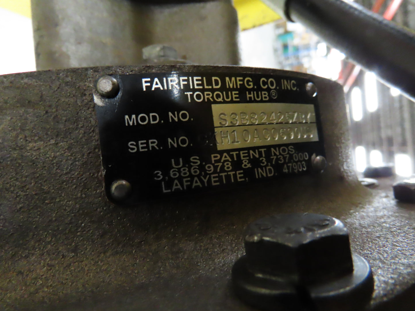 Hoosier Crane Frame Chassis Rotator RV Trailer Hydraulic 230/480V 3Ph 2000lbs