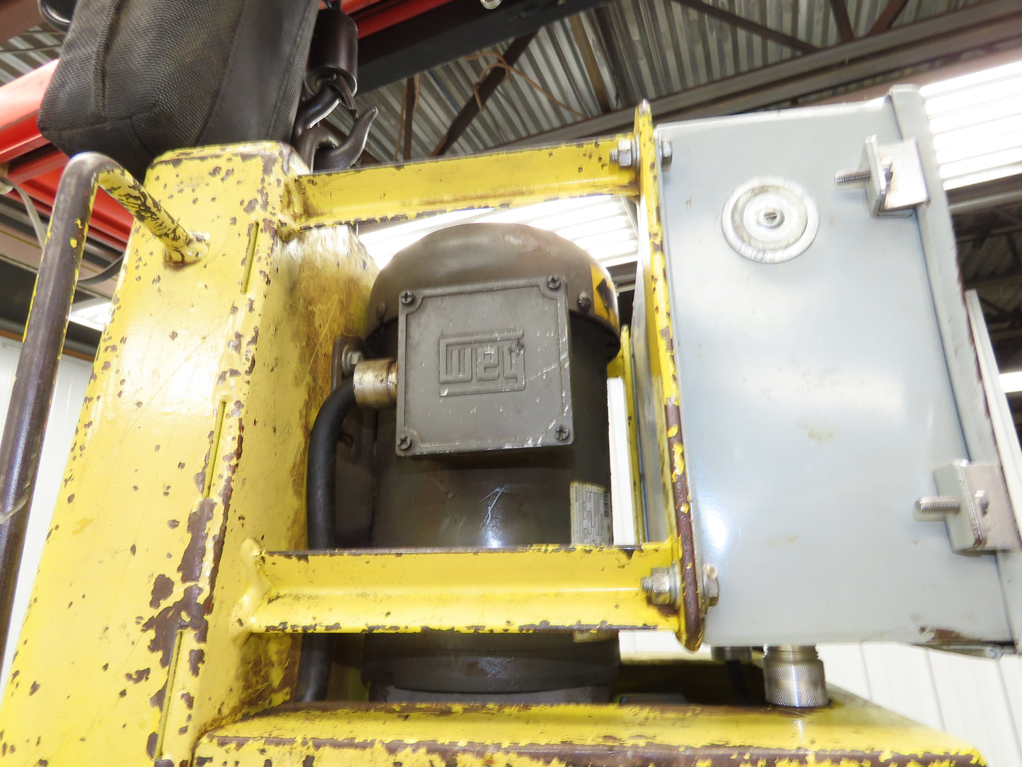 Hoosier Crane Frame Chassis Rotator RV Trailer Hydraulic 230/480V 3Ph 2000lbs