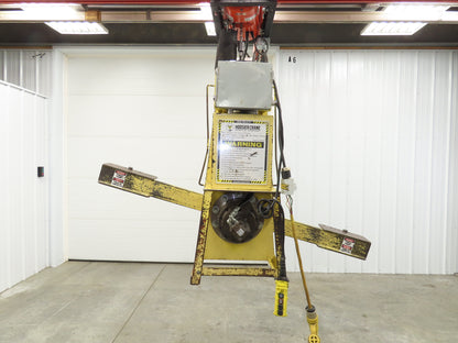 Hoosier Crane Frame Chassis Rotator RV Trailer Hydraulic 230/480V 3Ph 2000lbs