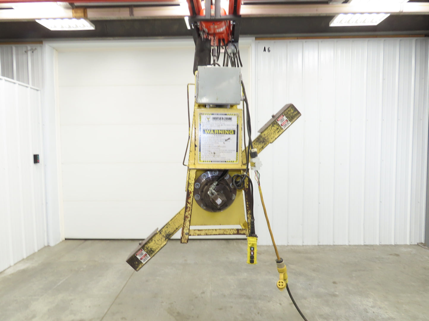 Hoosier Crane Frame Chassis Rotator RV Trailer Hydraulic 230/480V 3Ph 2000lbs