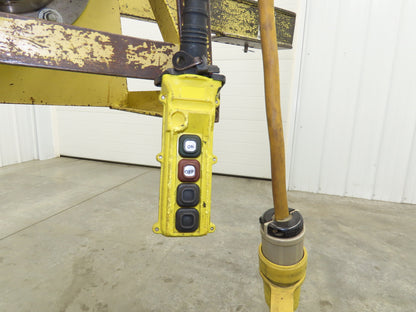 Hoosier Crane Frame Chassis Rotator RV Trailer Hydraulic 230/480V 3Ph 2000lbs