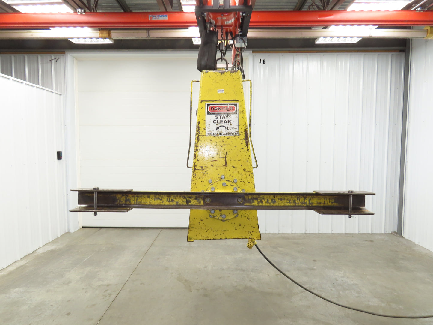 Hoosier Crane Frame Chassis Rotator RV Trailer Hydraulic 230/480V 3Ph 2000lbs