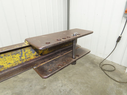 Hoosier Crane Frame Chassis Rotator RV Trailer Hydraulic 230/480V 3Ph 2000lbs