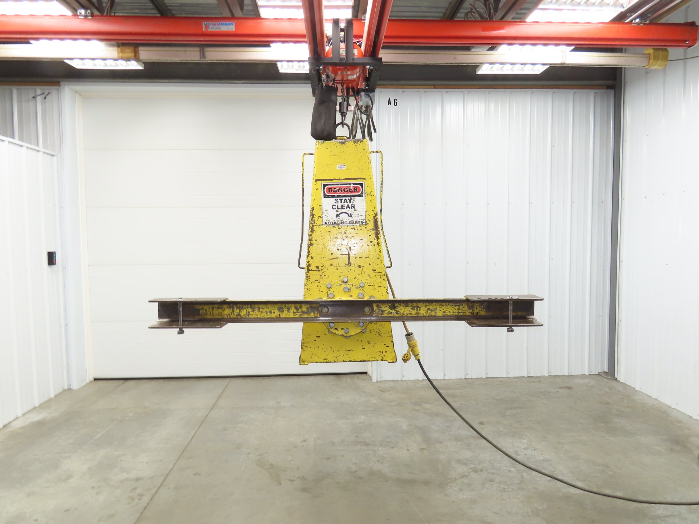Hoosier Crane Frame Chassis Rotator RV Trailer Hydraulic 230/480V 3Ph ...