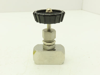 Hoke 2112 F6Y Hydraulic Needle Valve Bar Stock Screwed Bonnet 316 SS Lot of 2