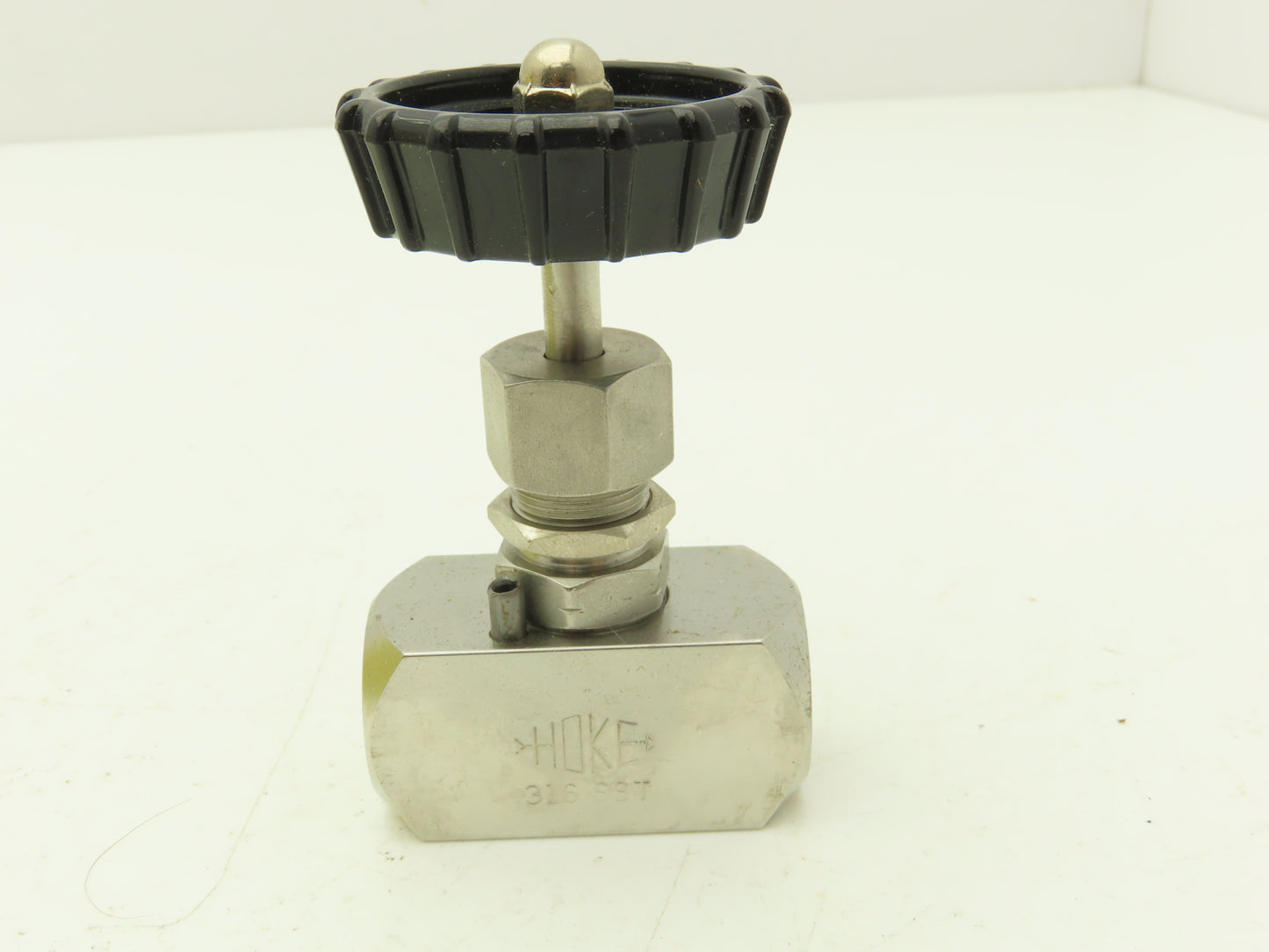 Hoke 2112 F6Y Hydraulic Needle Valve Bar Stock Screwed Bonnet 316 SS Lot of 2