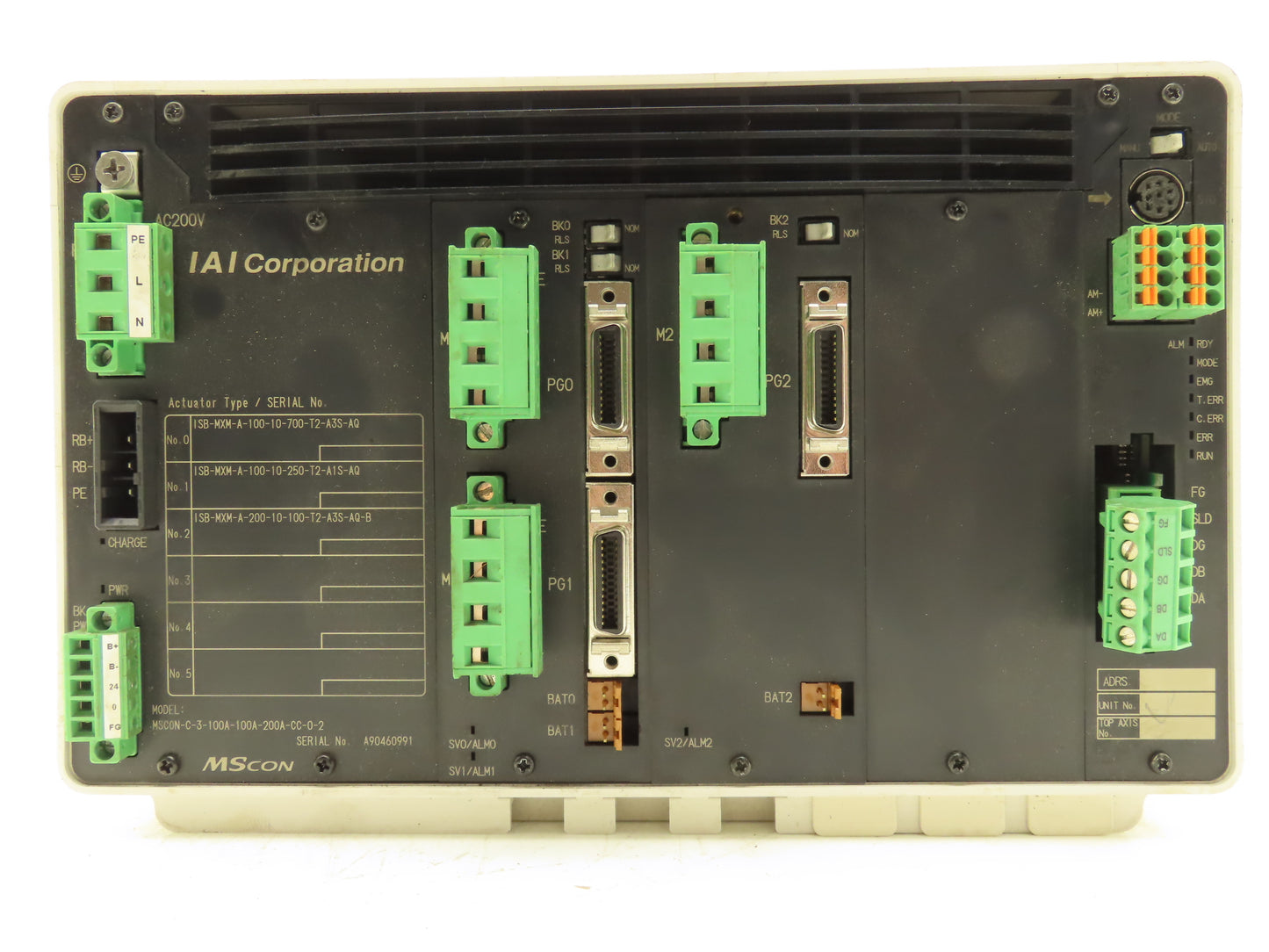 IAI Corporation MSCON-C-3-100A-100A-200A-CC-0-2 Actuator Controller