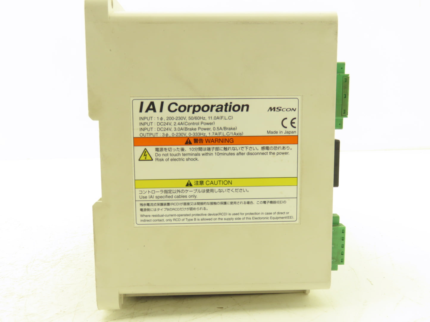 IAI Corporation MSCON-C-3-100A-100A-200A-CC-0-2 Actuator Controller