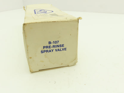 T&S B-107 Spray Valve W Grey Rubber Bumper DOE Spray Face 1.15 GPM @60PSI