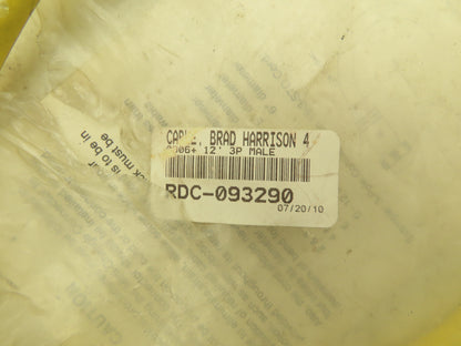 Brad Harrison RDC-093290 Brad Harrison Cable Assembly 12' Cordset 3 Pin