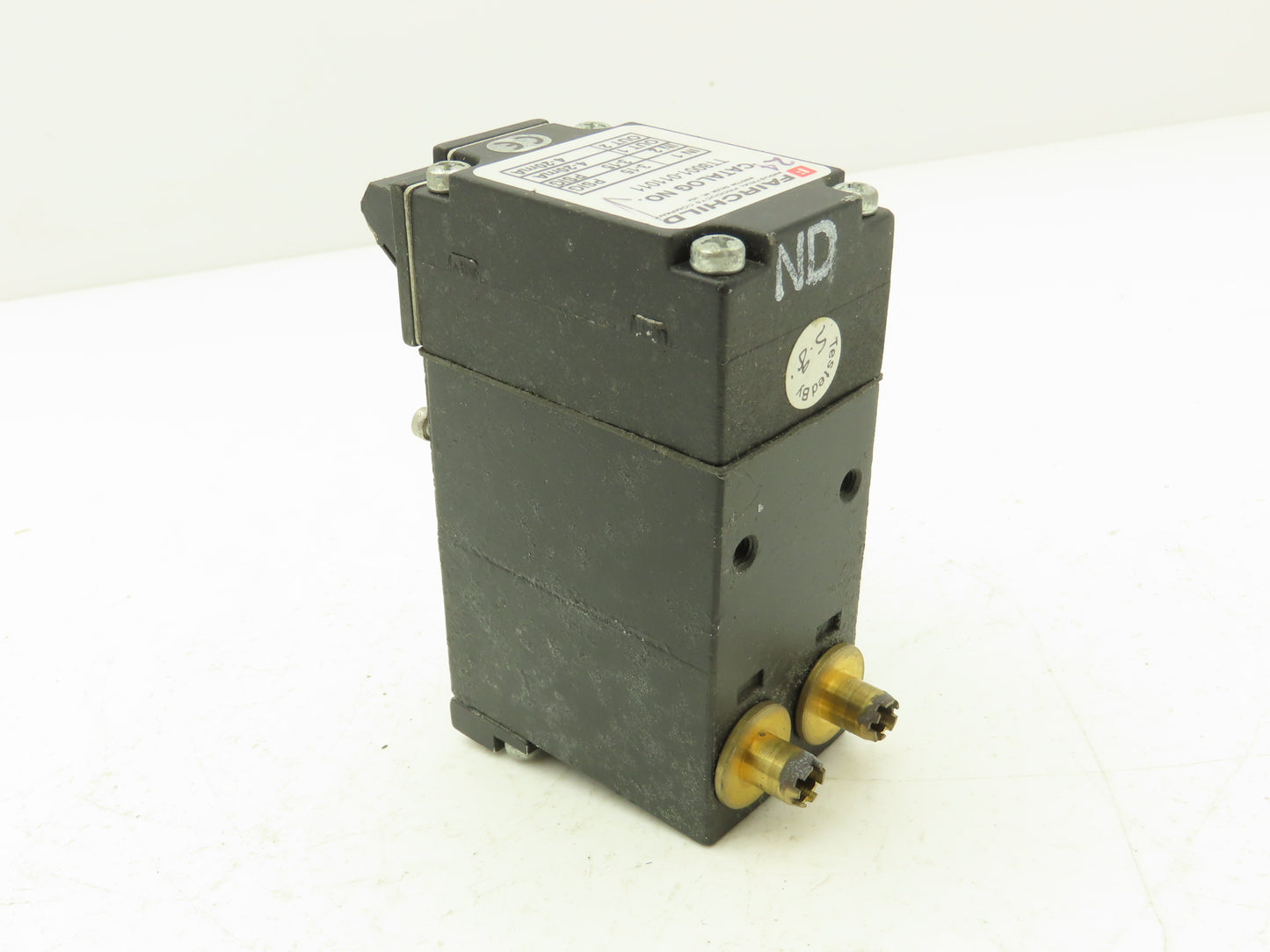 Fairchild TT8001-011011 Pressure Transducer 3-15 PSI Dual Channel Mini 2 Wire