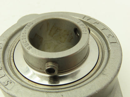IPTCI SUCSFL 205 16 Stainless Steel Flange Bearing 2-Bolt 1" Bore  Lot of 2