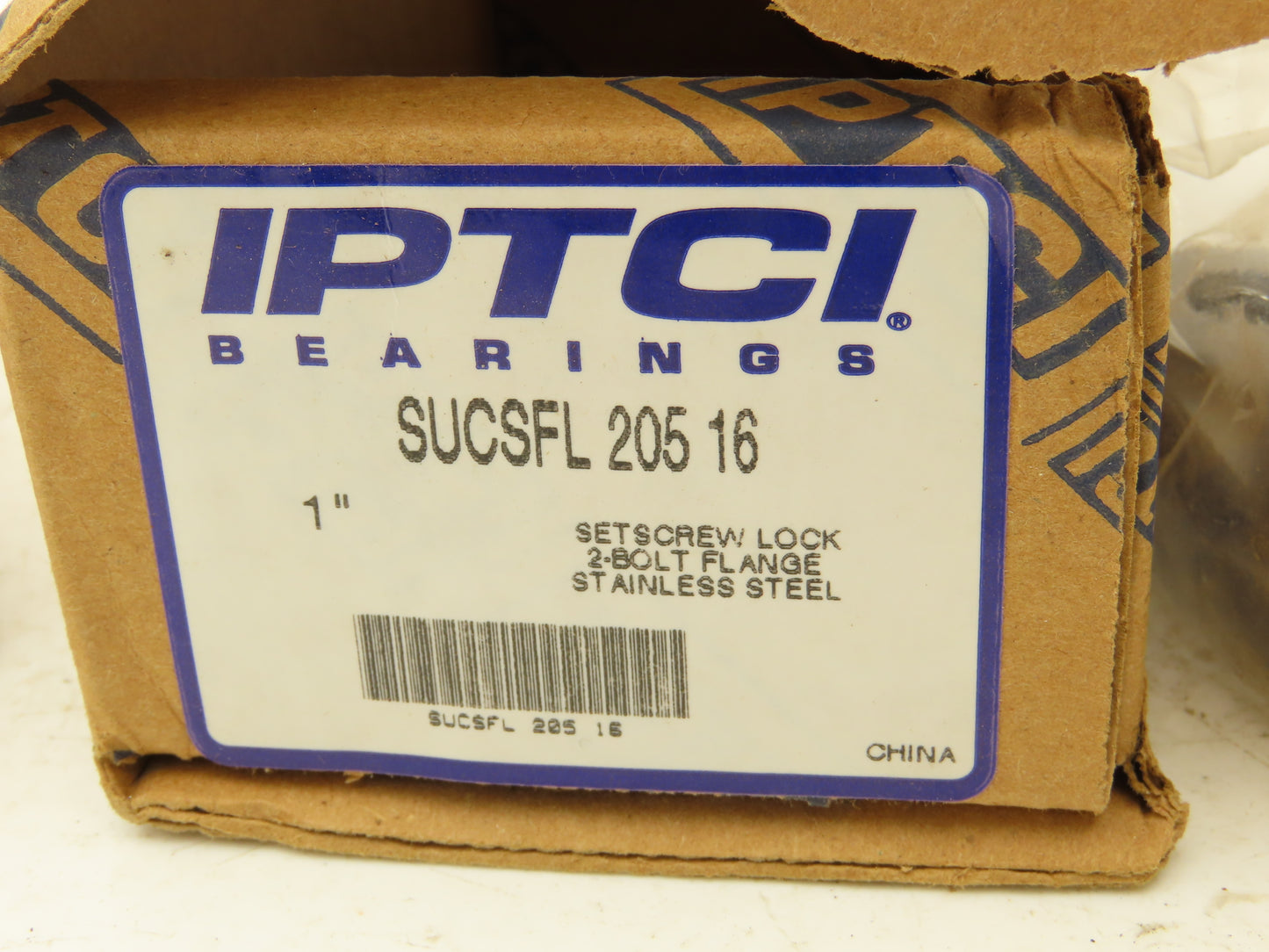 IPTCI SUCSFL 205 16 Stainless Steel Flange Bearing 2-Bolt 1" Bore  Lot of 2