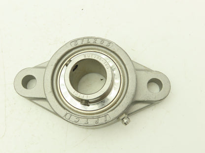 IPTCI SUCSFL 205 16 Stainless Steel Flange Bearing 2-Bolt 1" Bore  Lot of 2