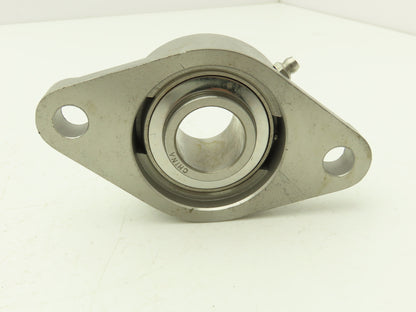 IPTCI SUCSFL 205 16 Stainless Steel Flange Bearing 2-Bolt 1" Bore  Lot of 2