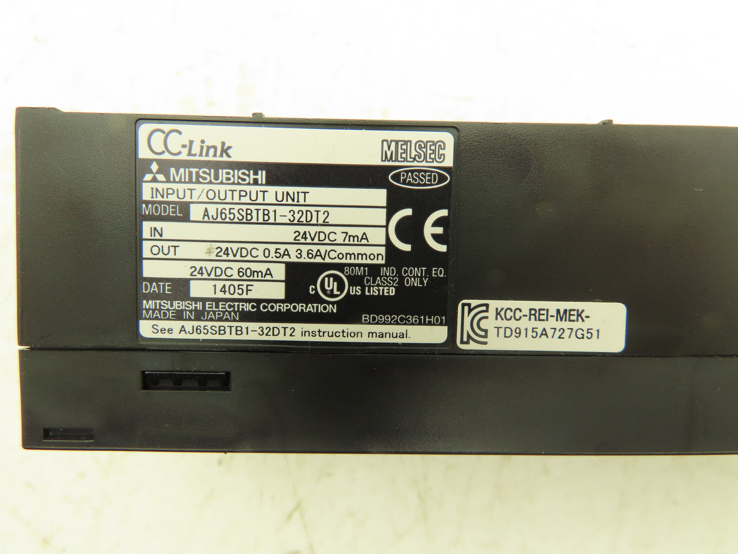 Mitsubishi Aj65SBTB1-32DT2 Remote Digital I/O 32 Point 24VDC MELSEC-A Lot of 4