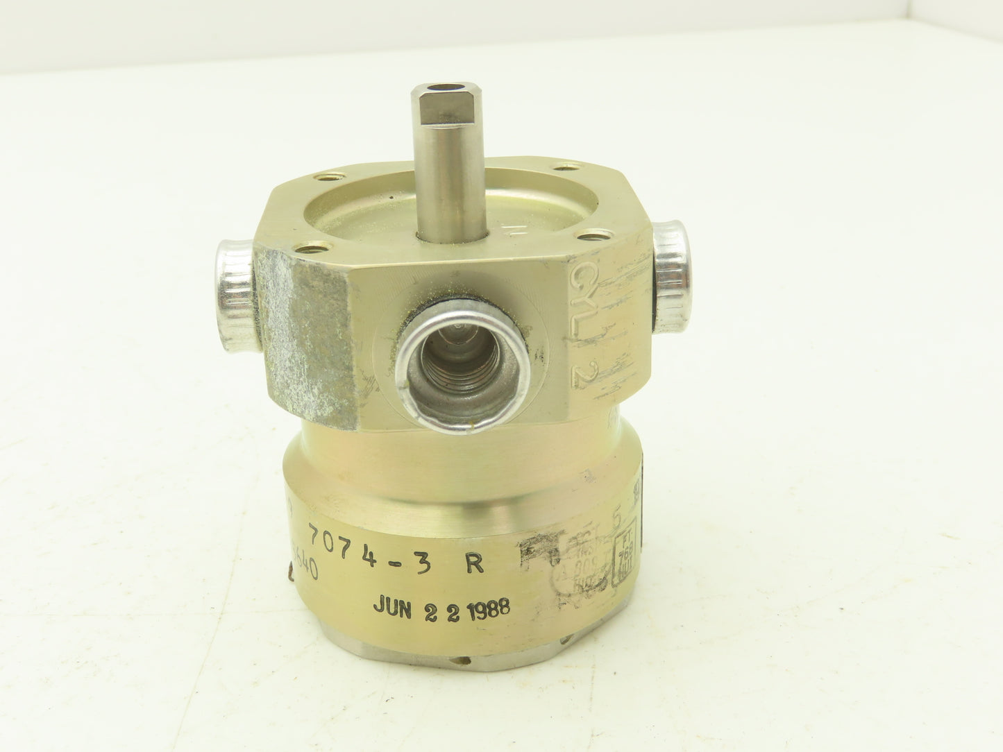 Ronson Boeing 7-U-7074-1 Hydraulic Valve 4-Way Selector SAE Military Surplus