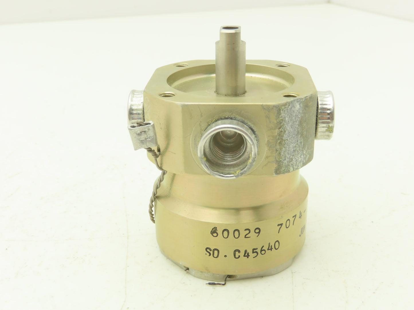 Ronson Boeing 7-U-7074-1 Hydraulic Valve 4-Way Selector SAE Military Surplus