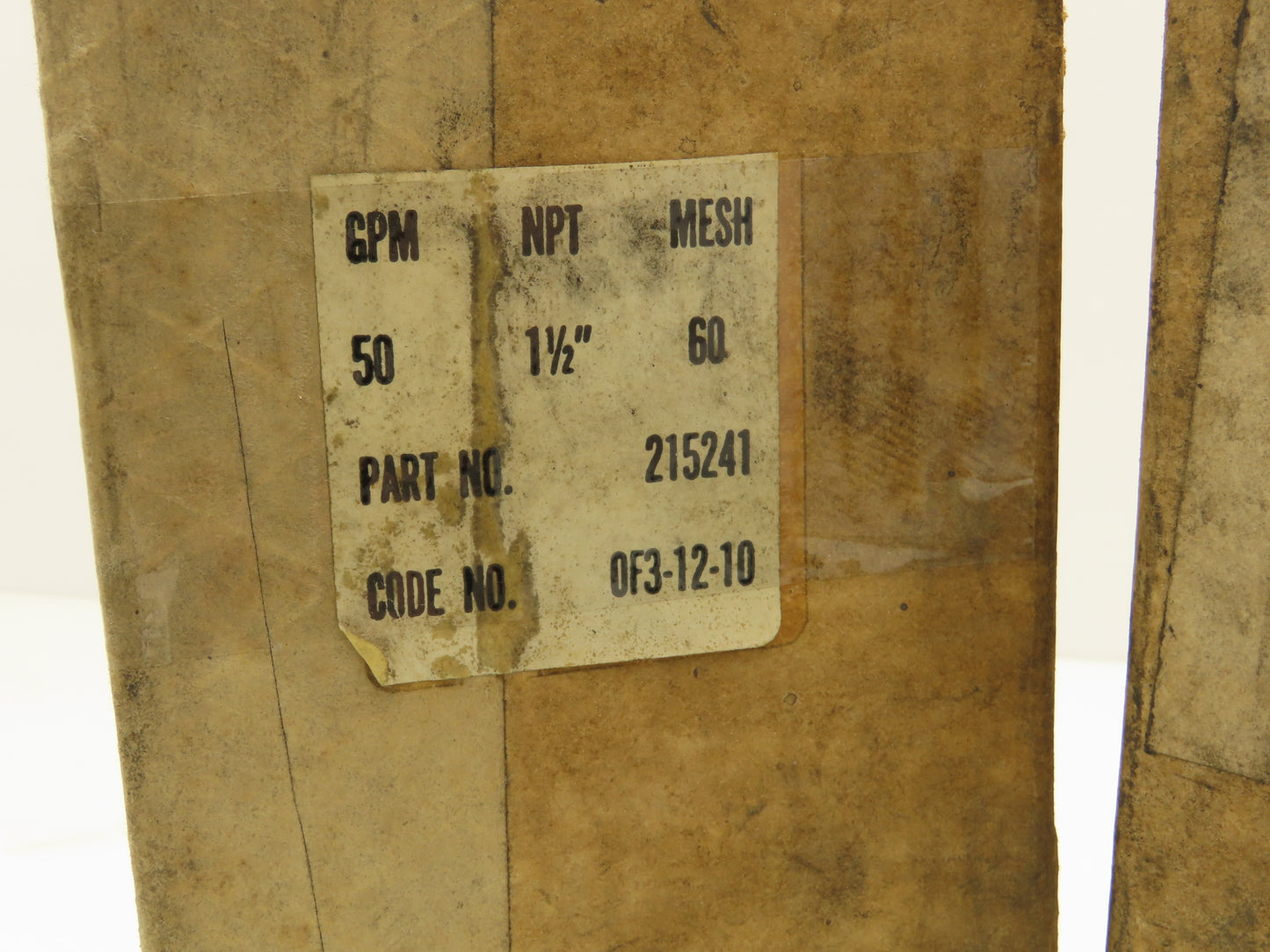 Vickers 0F3-12-10  215241 Hydraulic Strainer Filter 60 Mesh 1.5"NPT  LOT OF 3