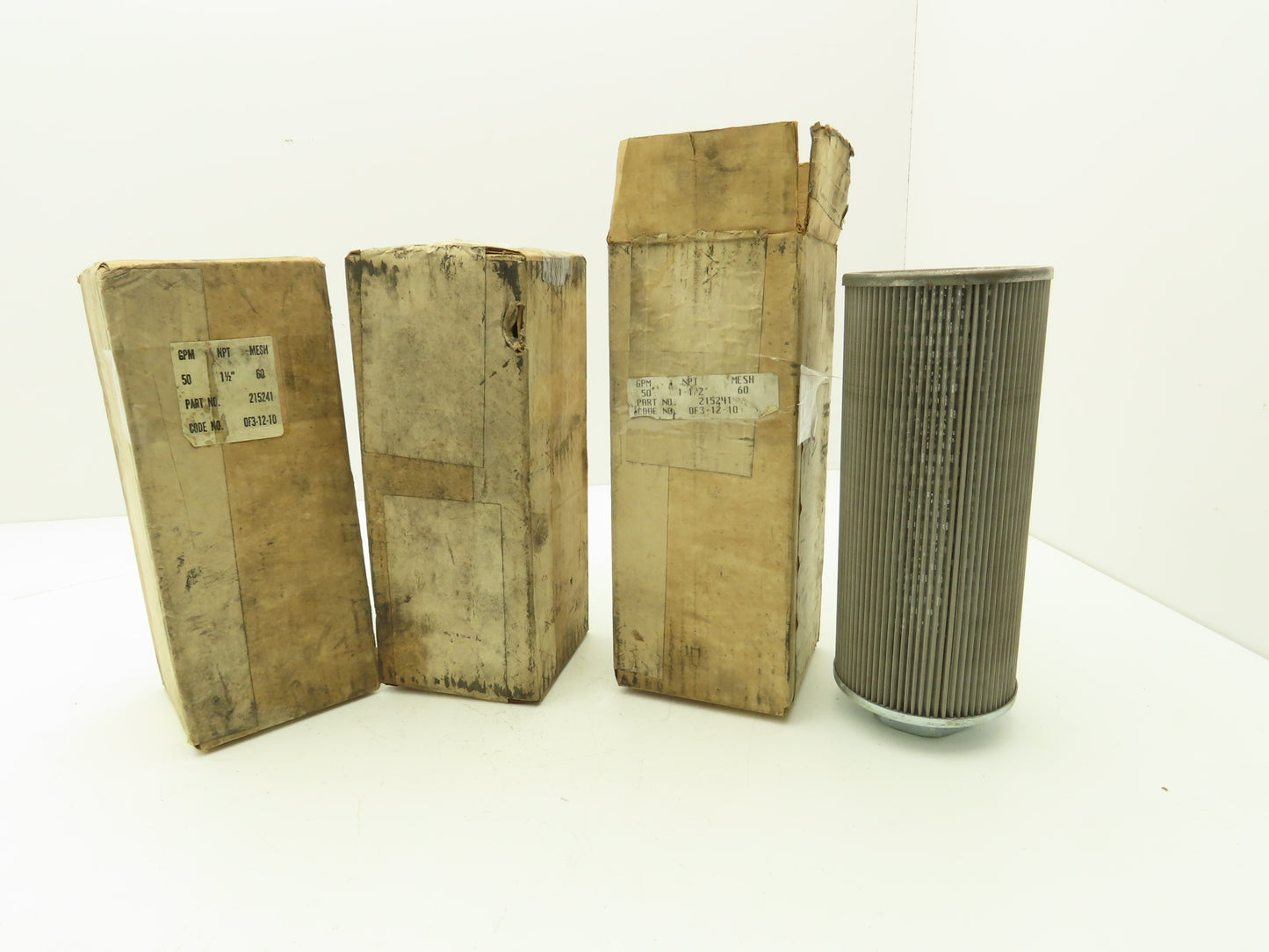 Vickers 0F3-12-10  215241 Hydraulic Strainer Filter 60 Mesh 1.5"NPT  LOT OF 3