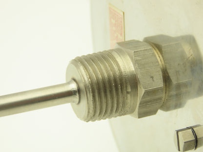 Trerice Boiler Temp Thermometer Gauge 5"Dial 18"Stem 150-750°F Bi-Metal 1/2"NPT