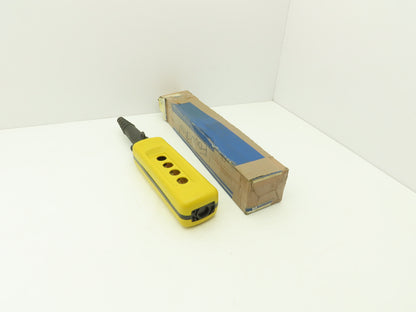 Telemecanique XAC-A04  4-Station Pushbutton Control Pendant Enclosure Empty 500V