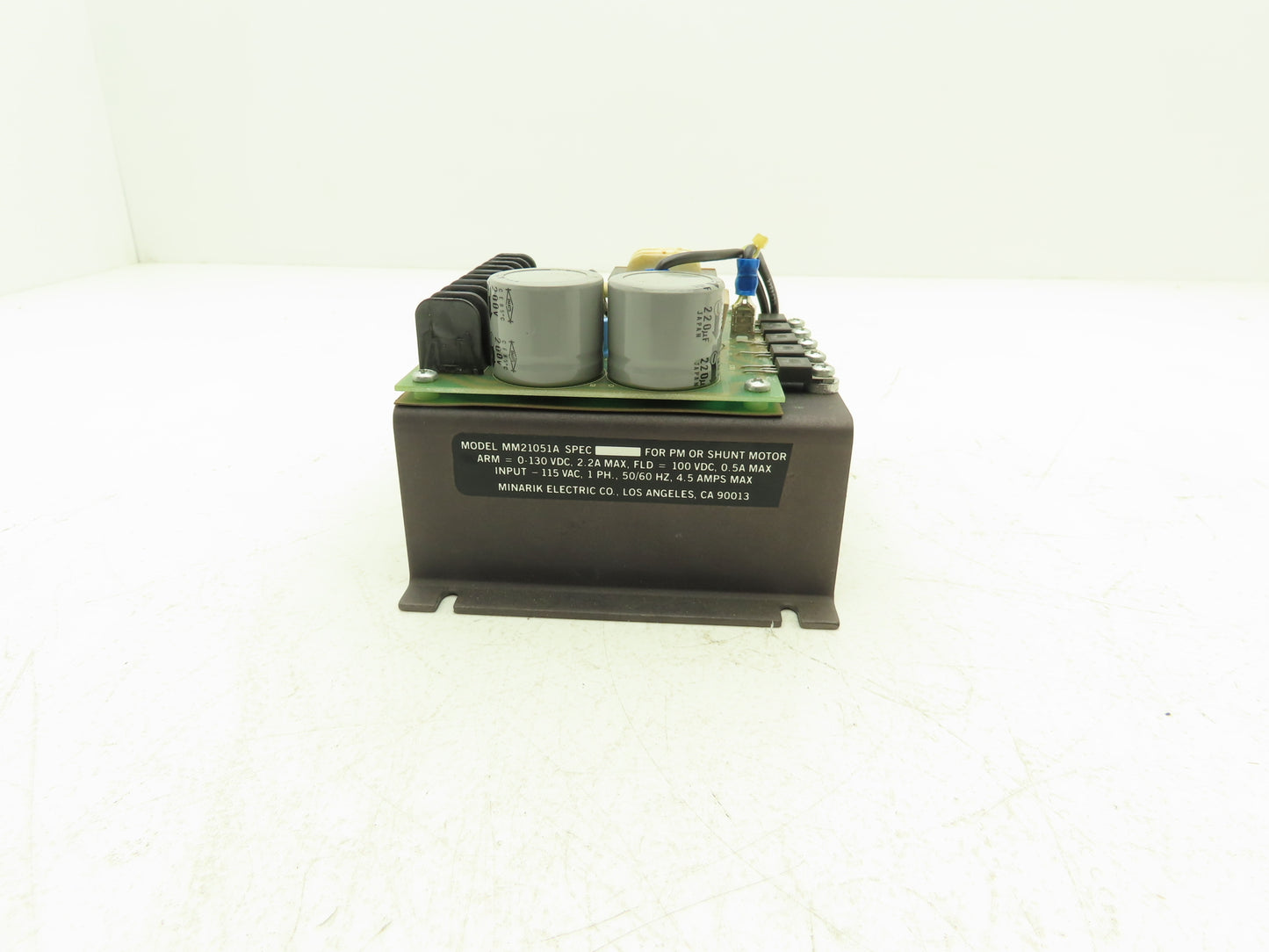 Minarik MM21051A DC Motor Drive Speed Controller 115VAC Input 130VDC Output