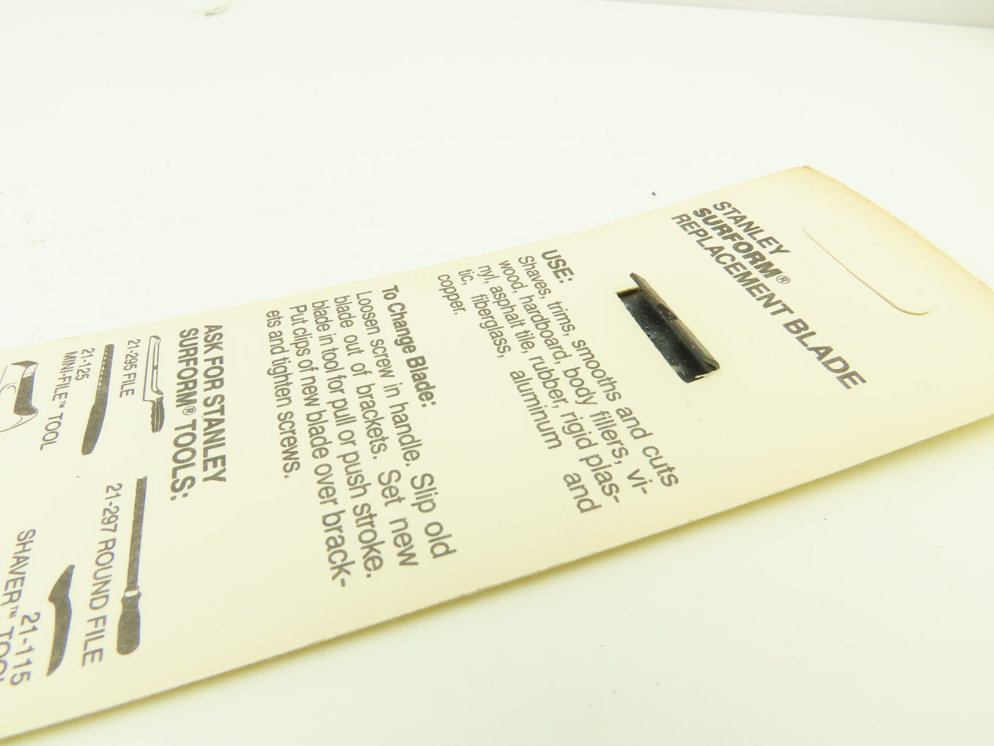 Stanley 21-293 Surform Standard Cut 10" Replacement Flat Blade Lot of 12