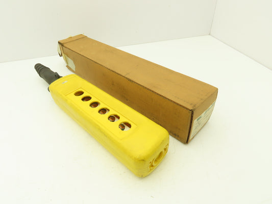 Telemecanique XAC-A06  6-Station Pushbutton Control Pendant Enclosure Empty 500V
