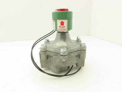 Asco Redhat 8215B50VM Solenoid Valve 2 Way Vacuum 10-3 NC 110/120VAC 1"NPT