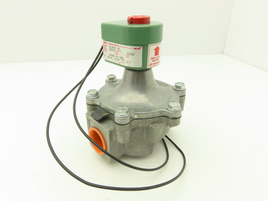 Asco Redhat 8215B50VM Solenoid Valve 2 Way Vacuum 10-3 NC 110/120VAC 1"NPT