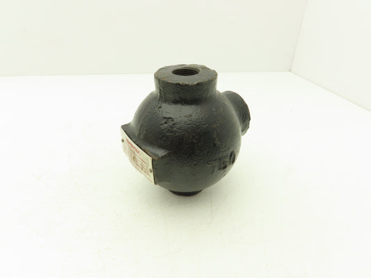 Yarway 750 Constant Head Water Level Pressure Chamber 1/2"x 3/4"NPT