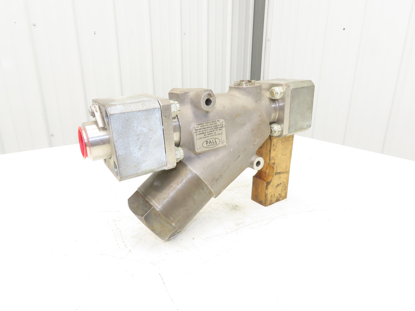 Pall AD-6835-240B1A High Pressure Steel Pneumatic Filter Butt Weld 4500psi