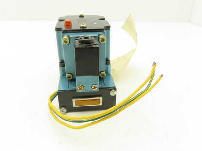 MAC 6513B-222-PM-111DA Pneumatic Solenoid Valve 4 Way Light 120VAC 50/60Hz