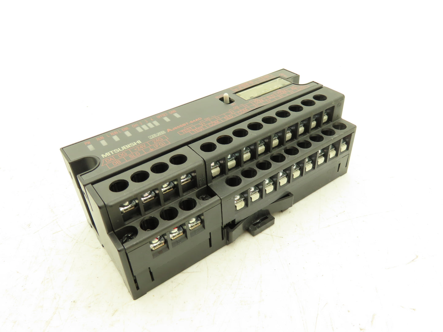 Mitsubishi AJ65SBT-64AD PLC CC-Link Compact I/O 4 Analog Channels 24VDC MELSEC-A