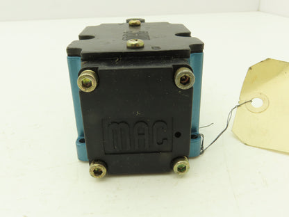 MAC 6511B-000-PM-111DA Pneumatic Solenoid Valve Single Acting 120VAC 50/60Hz