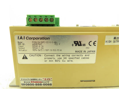 IAI PCON-CA-56PI-CC-0-0-ABU ROBO Cylinder Position Controller PowerCON 150 24VDC