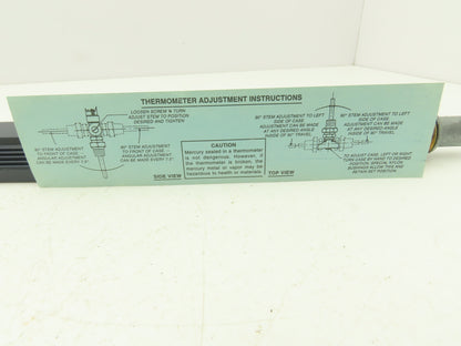 Trerice BX91403-1/2 Thermometer 0-100°F 9"Scale 3.5"Adj Stem A00502WWG  Lot of 2