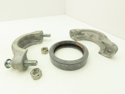 Victaulic Gustin Bacon GBMA 40 Aluminum 4" Grooved Pipe Coupling  Lot of 2