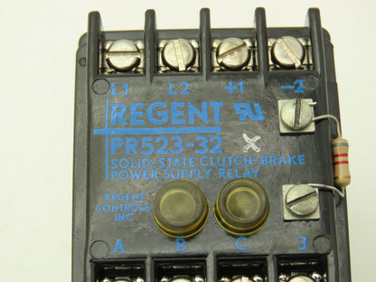 Regent PR523-32 Clutch-Brake Power Supply Relay Solid State120V 50/60Hz 3-32VDC