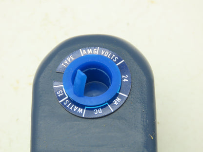 Alco 200RA 6S4-T Refrigerant Solenoid Valve W 24VDC Coil R-12 R-22 R-502