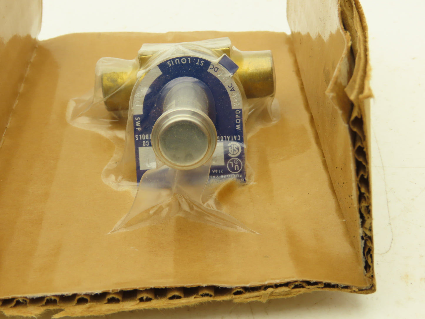 Alco 200RA 6S4-T Refrigerant Solenoid Valve W 24VDC Coil R-12 R-22 R-502