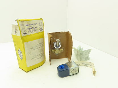 Alco 200RA 6S4-T Refrigerant Solenoid Valve W 24VDC Coil R-12 R-22 R-502