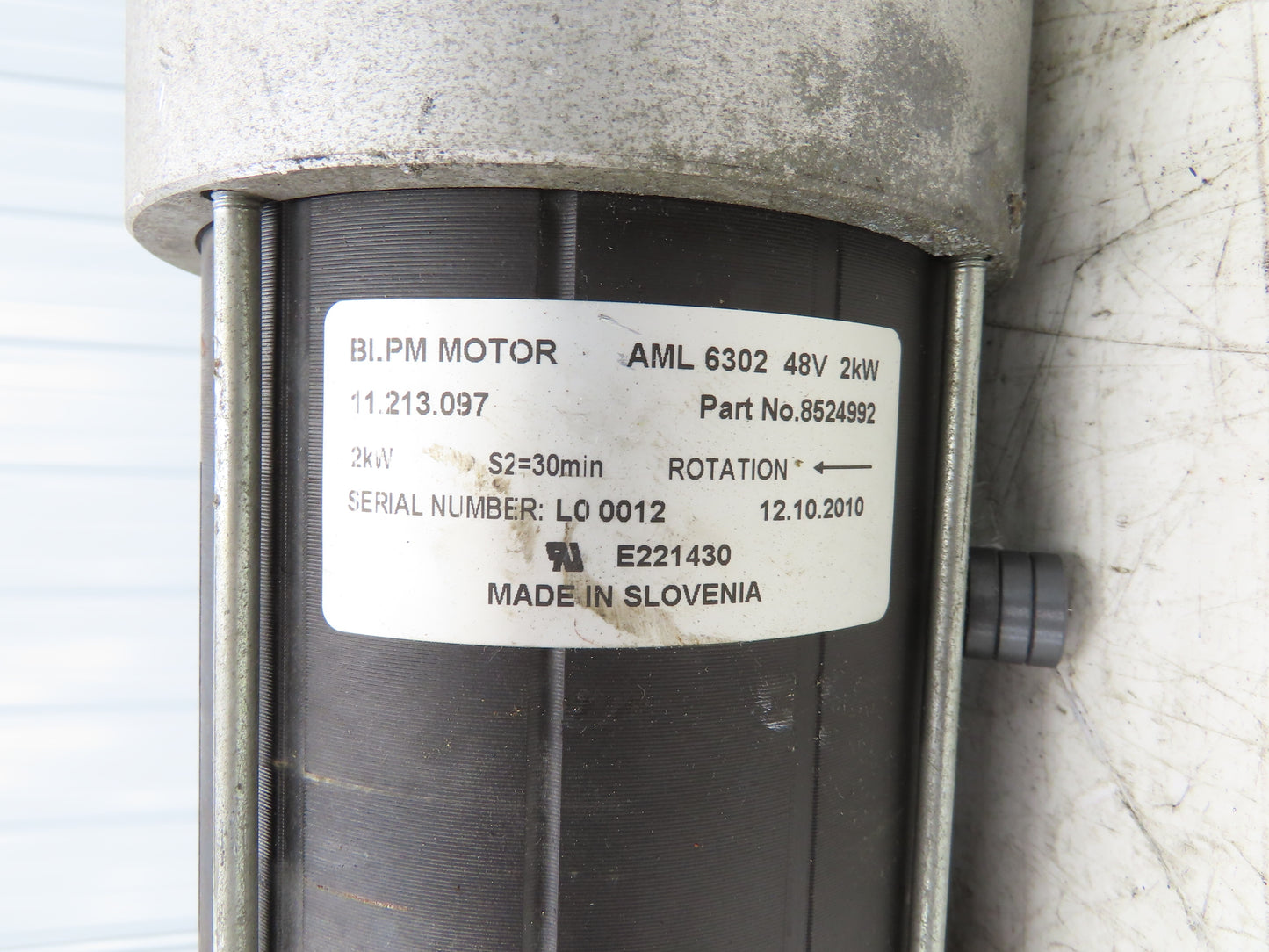 Yale 8524992 Forklift Hydraulic Steering Pump Motor 48V 2kW Off ERC100HHN48TV096