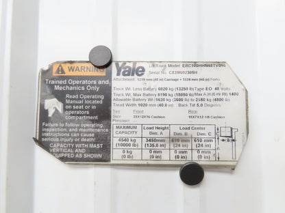 Yale Forklift Brake Pedal Master Cylinder Assembly Off ERC100HHN48TV096