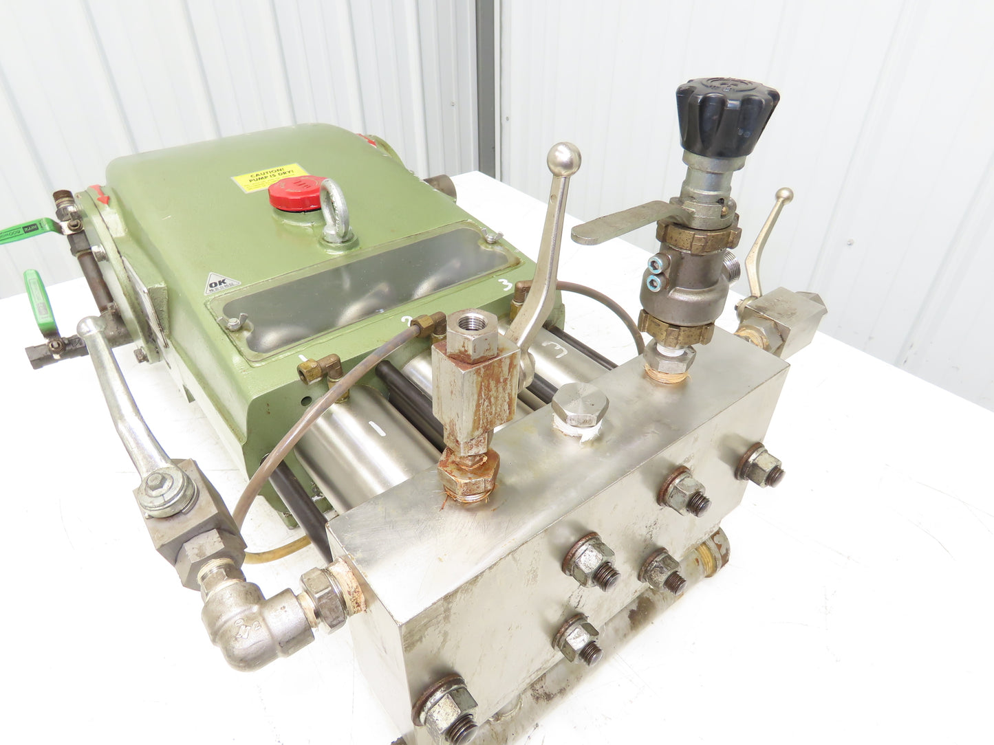 Arimitsu C-25200SW3E Stainless Triplex Plunger Pump 45.7L/min 2842psi 18.4kw